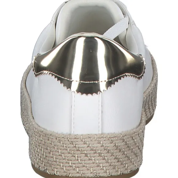 Tamaris 23713, Schnürschuhe, Damen, WHITE/GOLD