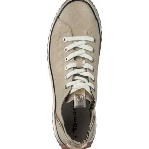 Tamaris 23731, Schnürschuhe, Damen, gold