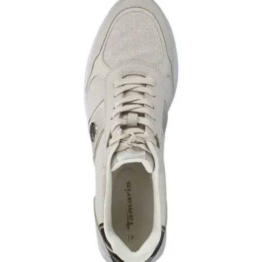 Tamaris 23727, Schnürschuhe, Damen, Beige