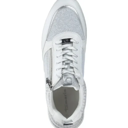 Tamaris 23732, Schnürschuhe, Damen, Weiß