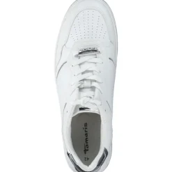 Tamaris 23729, Schnürschuhe, Damen, Weiß