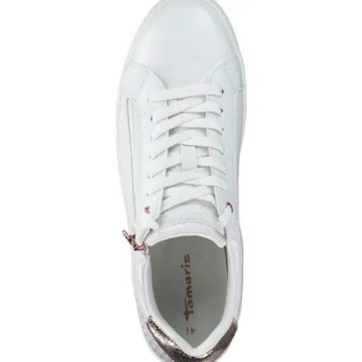 Tamaris 23313, Schnürschuhe, Damen, Weiß