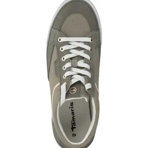 Tamaris 1-23607-42/722, Schnürschuhe, Damen, olive