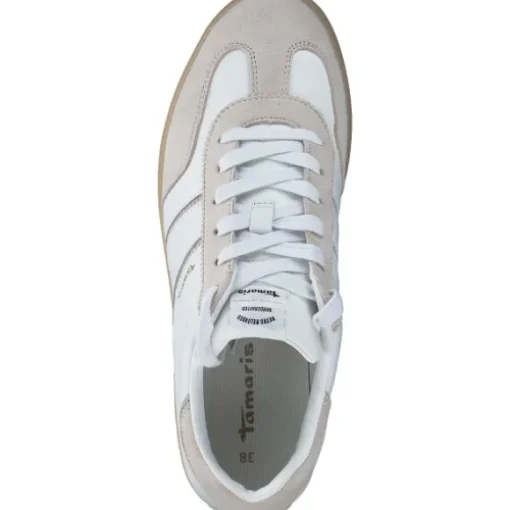 Tamaris 23624, Schnürschuhe, Damen, WHITE COMB