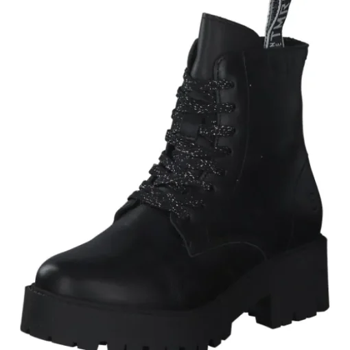 Tamaris 25875, Schnürstiefeletten, Damen, BLACK