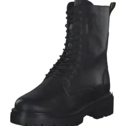 Tamaris 26286, Schnürstiefeletten, Damen, Black