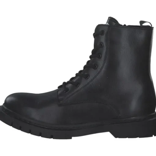 Tamaris 25269, Schnürstiefeletten, Damen, Schwarz