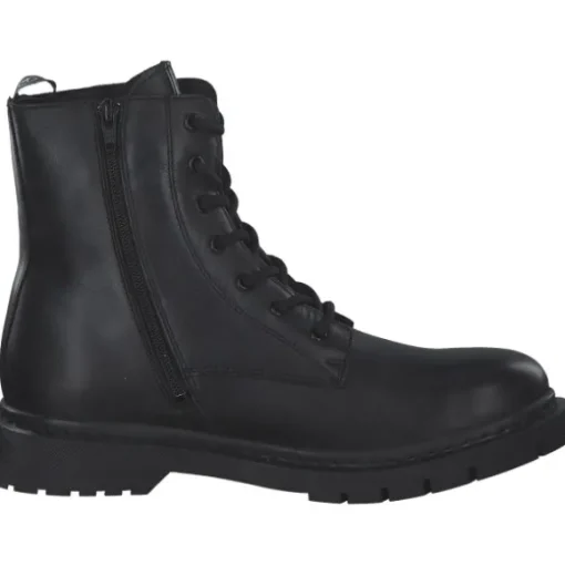 Tamaris 25269, Schnürstiefeletten, Damen, Schwarz