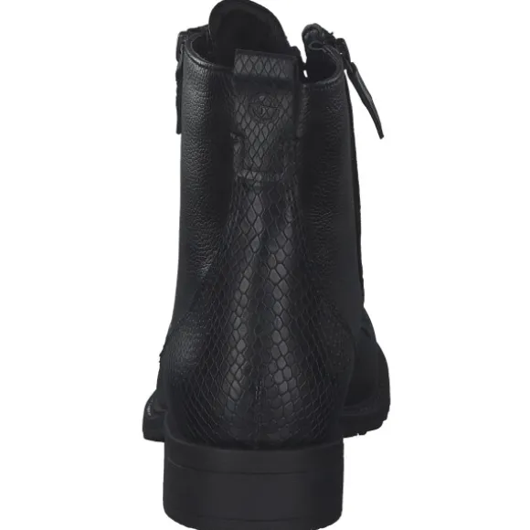 Tamaris 25211, Schnürstiefeletten, Damen, Schwarz