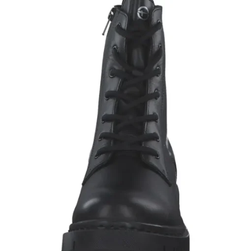 Tamaris 25269, Schnürstiefeletten, Damen, Schwarz
