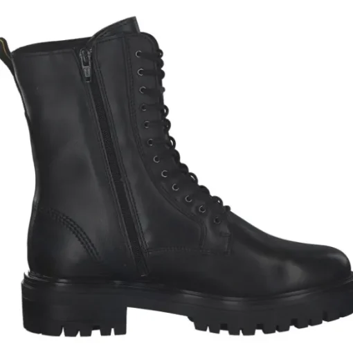 Tamaris 26286, Schnürstiefeletten, Damen, Black