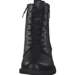 Tamaris 25211, Schnürstiefeletten, Damen, Schwarz