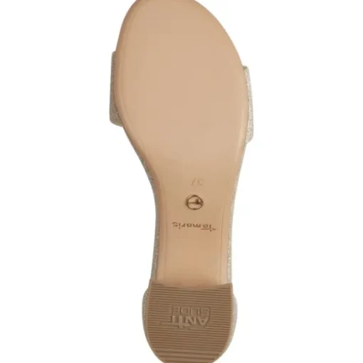 Tamaris 28295, Sling-Pumps, Damen, LT.GOLD GLAM