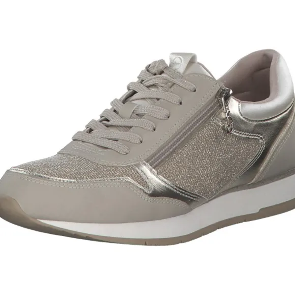 Tamaris 23603, Sneakers Low, Damen, Beige