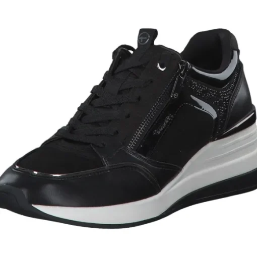 Tamaris 23703, Sneakers Low, Damen, Schwarz