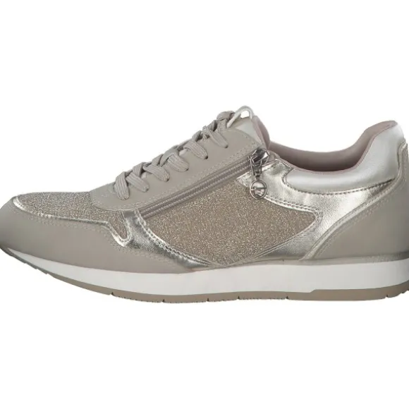 Tamaris 23603, Sneakers Low, Damen, Beige