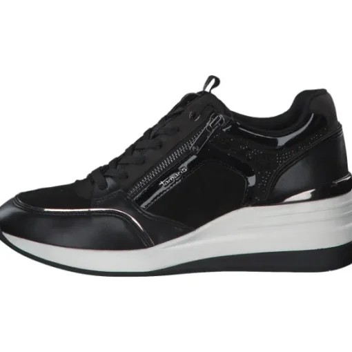 Tamaris 23703, Sneakers Low, Damen, Schwarz