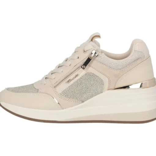 Tamaris 23703, Sneakers Low, Damen, Beige