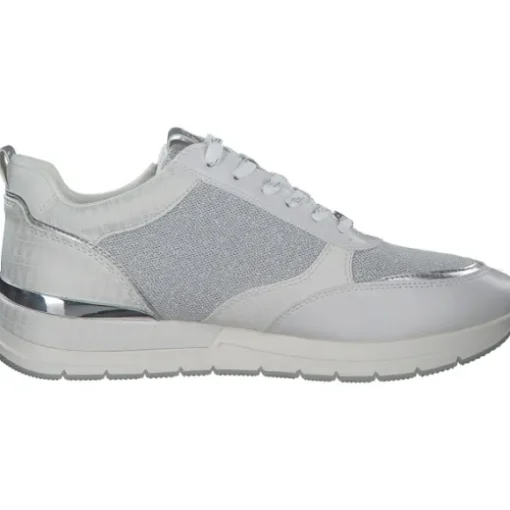 Tamaris 23732, Sneakers Low, Damen, WHT/SILVER COM