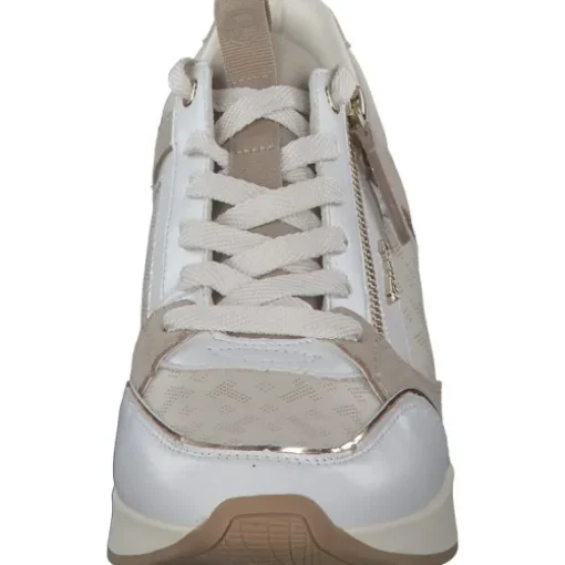 Tamaris 23703, Sneakers Low, Damen, WHITE COMB