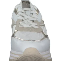 Tamaris 23706, Sneakers Low, Damen, WHT/LT. GOLD