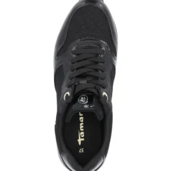 Tamaris 23602, Sneakers Low, Damen, Schwarz
