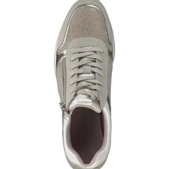 Tamaris 23603, Sneakers Low, Damen, Beige