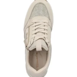Tamaris 23703, Sneakers Low, Damen, Beige