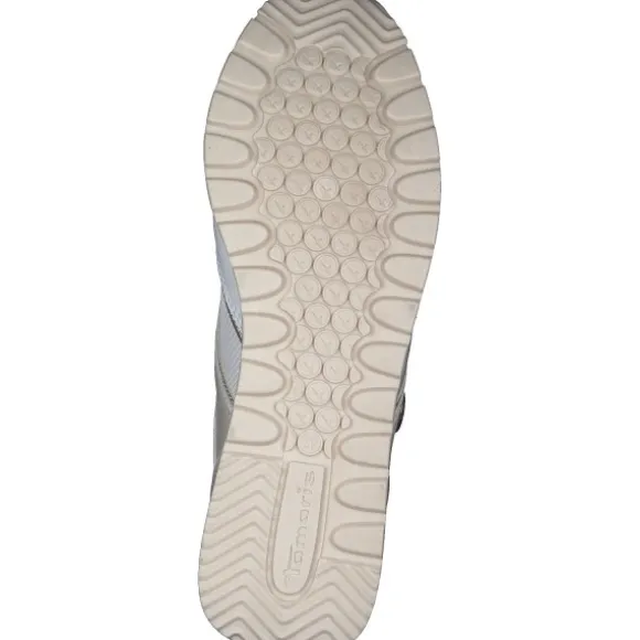 Tamaris 23706, Sneakers Low, Damen, WHT/LT. GOLD