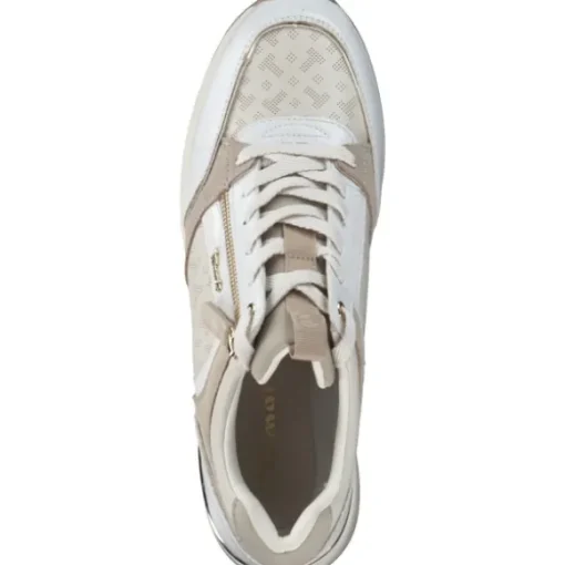 Tamaris 23703, Sneakers Low, Damen, WHITE COMB