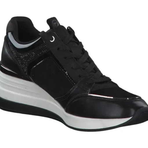 Tamaris 23703, Sneakers Low, Damen, Schwarz