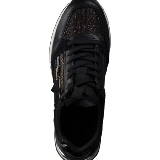 Tamaris 23703, Sneakers Low, Damen, BLACK/COPPER
