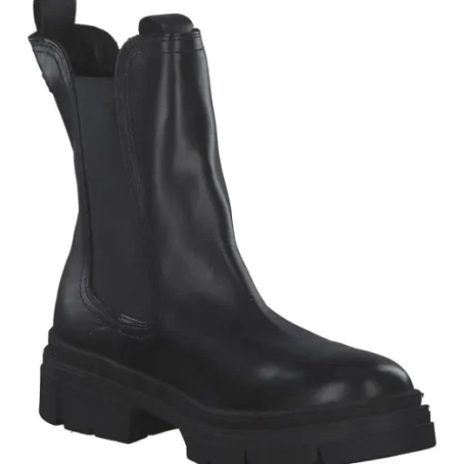Tamaris 25901, Stiefeletten, Damen, BLACK LEATHER