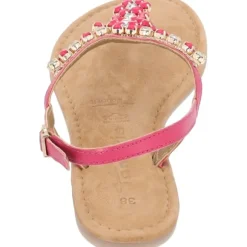 Tamaris 28124, T-Steg-Sandalen, Damen, FUXIA