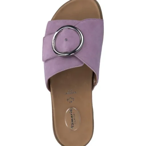 Tamaris Comfort 87106, Plateau-Pantoletten, Damen, LAVENDER
