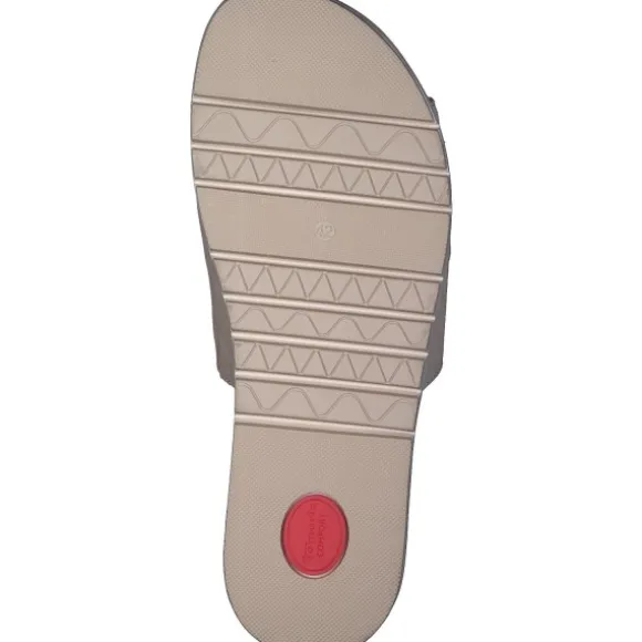 Tamaris Comfort 87106, Plateau-Pantoletten, Damen, Beige