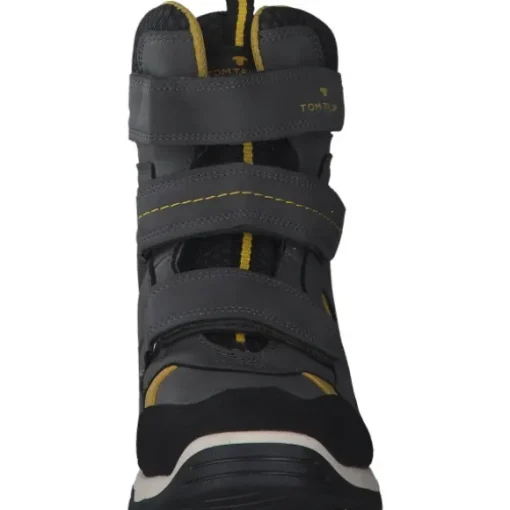 Tom Tailor 4272004 , Winterstiefel, Herren, coal-black-yellow