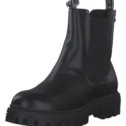 Tom Tailor 2173705, Chelsea Boots, Damen, Schwarz