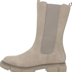 Tom Tailor 4296218, Chelsea Boots, Damen, Beige