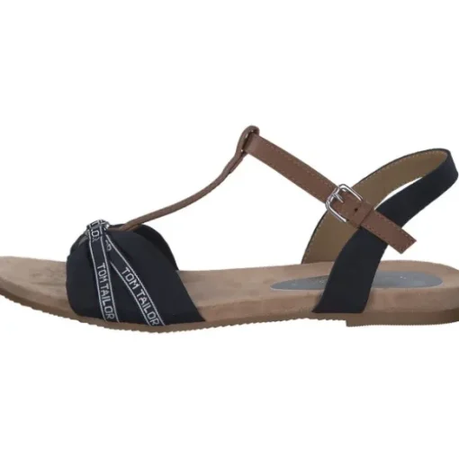 Tom Tailor 5390220008, Keilsandaletten, Damen, NAVY