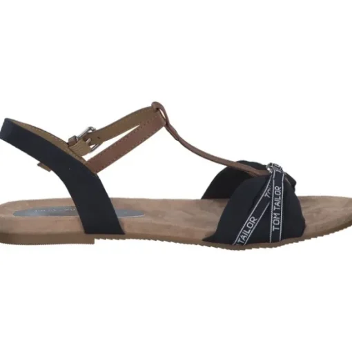 Tom Tailor 5390220008, Keilsandaletten, Damen, NAVY