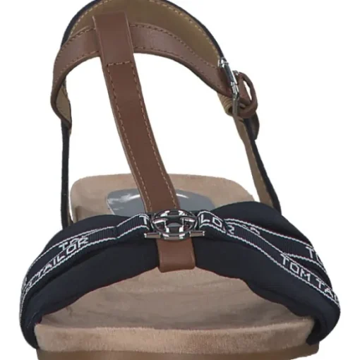 Tom Tailor 5390220008, Keilsandaletten, Damen, NAVY