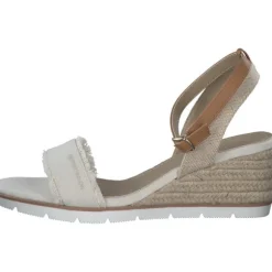 Tom Tailor 5390040017, Plateau-Sandaletten, Damen, Beige