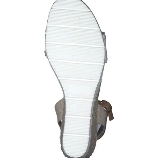 Tom Tailor 5390040017, Plateau-Sandaletten, Damen, Beige