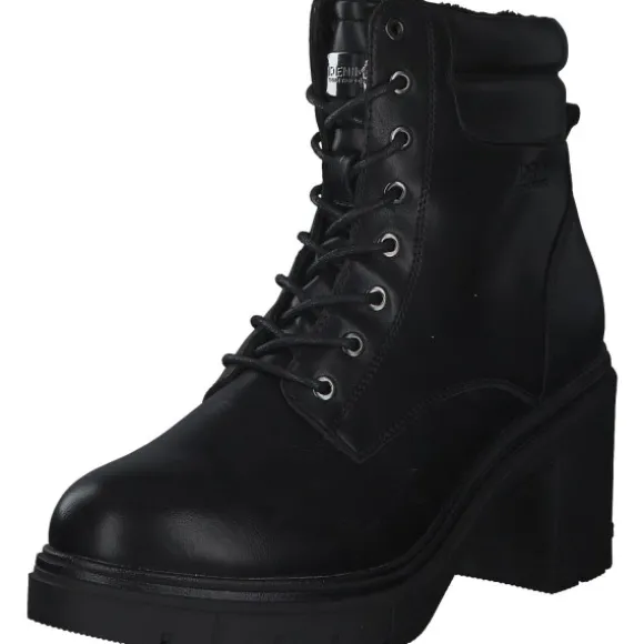 Tom Tailor 4295702, Plateau-Stiefeletten, Damen, black black