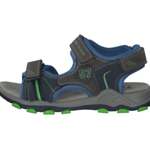 Tom Tailor 1171102, Sandalen (Kinder), Kinder, Grau (grey-navy-royal)