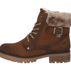 Tom Tailor 4290100014, Schnürstiefel, Damen, whisky
