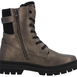 Tom Tailor 4290560020, Schnürstiefel, Damen, old gold