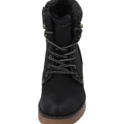 Tom Tailor 4290100023, Schnürstiefel, Damen, Black