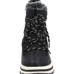 Tom Tailor 4290040, Schnürstiefel, Damen, Black Black